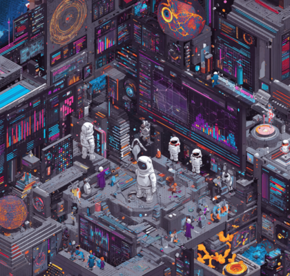 Illustration moderner KI-Anwendungen im Marketing